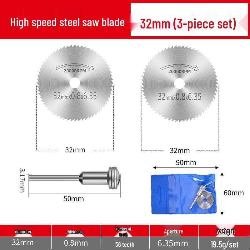 Mini High-Speed Steel Saw Blade for Woodworking and Plastic Cutting