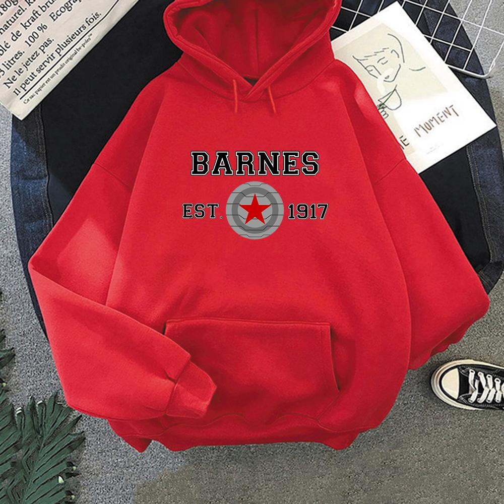 Hoodies Sweatshirts Vintage Winter Barnes 1917 Letter Print Hoody Women Kawaii Clothes Hip Hop Casual Unisex Streetwear Itself Tops