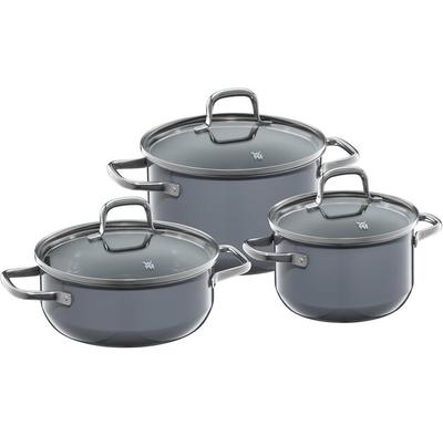 Fusiontec Essential Pot Set, Grey, 3 Pieces (516995290)