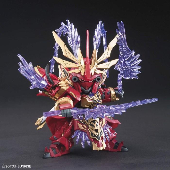 Bandai SPIRITS SD Gundam Sangokuden Lu Bu Sinanju & Red Hare Model Kit BAS5057610 Red