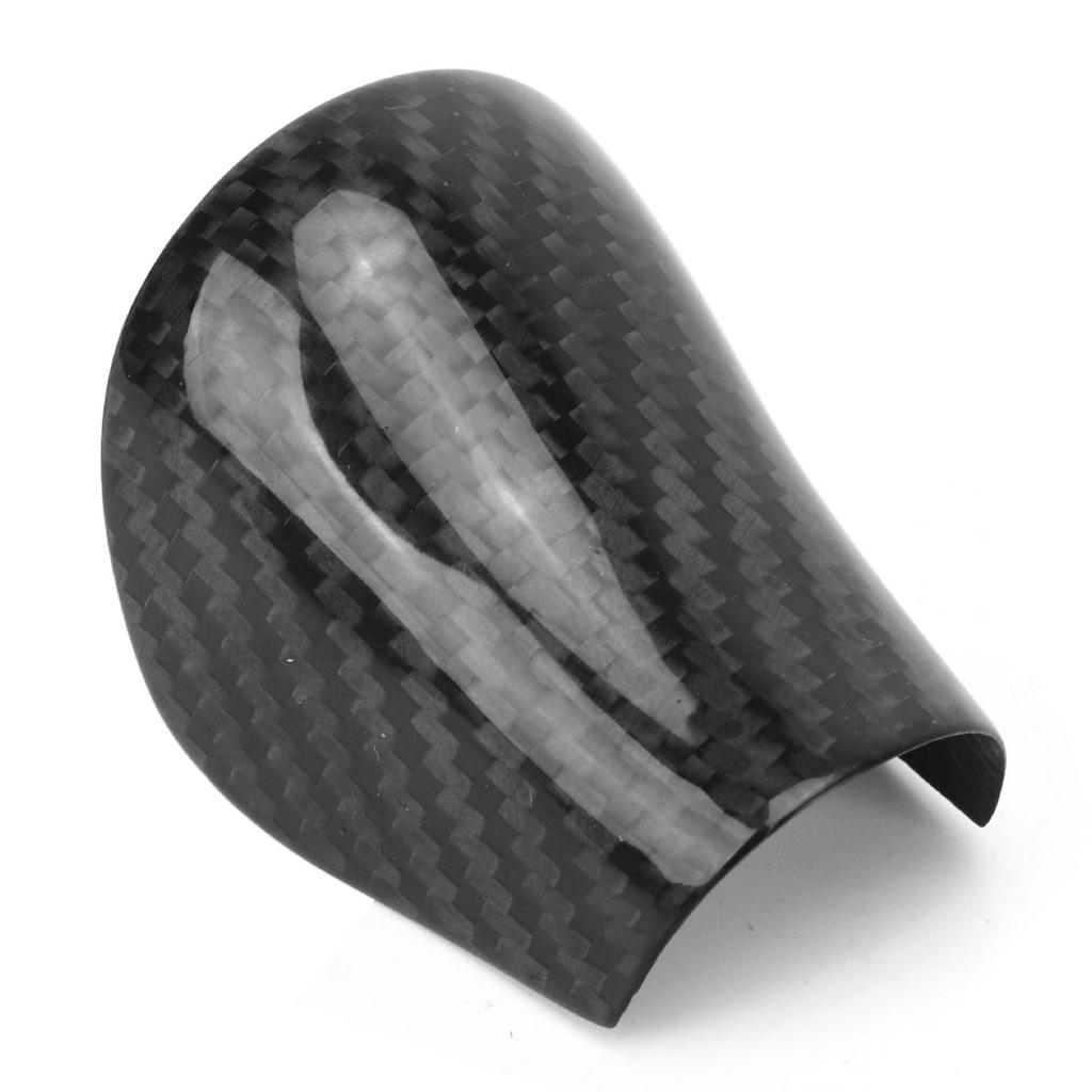 Carbon Fiber Gear Shift Knob Cover Tough Delicate Surface Comfortable Touch Fit For GTR R35 2008‑2015