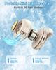 Hands Free Mini Bladeless Fan Portable Clip on Waist Shirt Silent 3 Speed Summer Cooling for Outdoor Camping Hiking Office