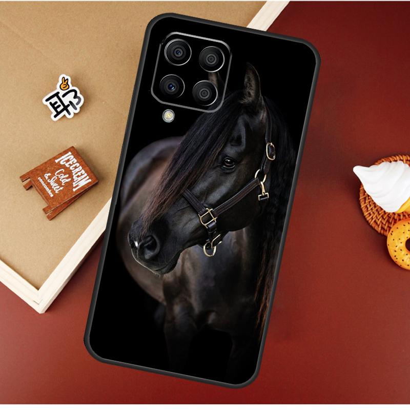 

Beautiful Black Horse Case For Samsung Galaxy M21 M20 M23 M31 M11 M54 M14 M34 M13 M52 M32 M12 M16 M36 M56 M15 M55 Samsung M11
