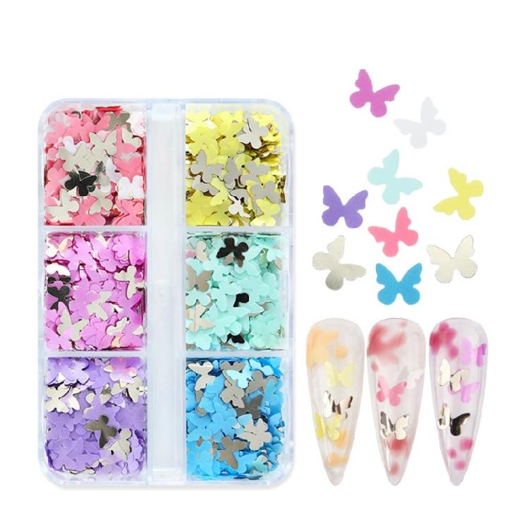 Maniküre Dekorationen Glitzer Pailletten Funkelnde Pailletten Mix Nagelglitzer Mix