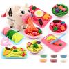 Máquina de macarrão de porco DIY Simulação Playhouse Sorvete Cor Lama Brinquedo Infantil