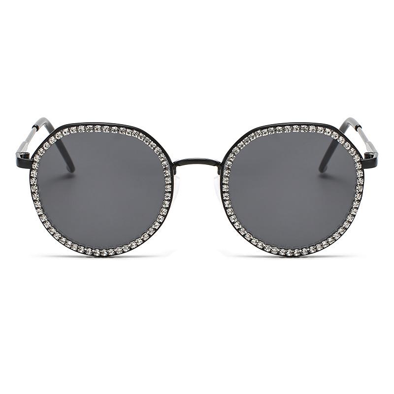 Diamantbesetzte Sonnenbrille Retro-Trend High-End-Sonnenbrille Damen UV-Schutz-Sonnenbrille