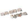 10Pcs Electric Guitar Pots Split Shaft Guitar Potentiometers A20K Volumes Tone Control Guitar Potentiometer Enduring