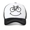 Bike Smile Print Baseball Cap Casual Summer For Unisex Women Streetwear Snapback Hat Fashion Adjustable Mesh Trucker Hats