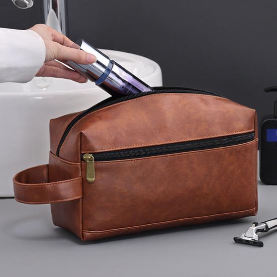 Reise-Kulturbeutel Herren Damen Toilettenartikel-Organizer Wasserdichte Kosmetiktasche Aufbewahrungstasche für Rasierzubehör Pflegeutensilien