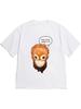 Funny Monkey Graphic TShirt Cute Korean Meme Tee Summer Harajuku Streetwear Tops for WoUnisex Unisex Short Sleeve