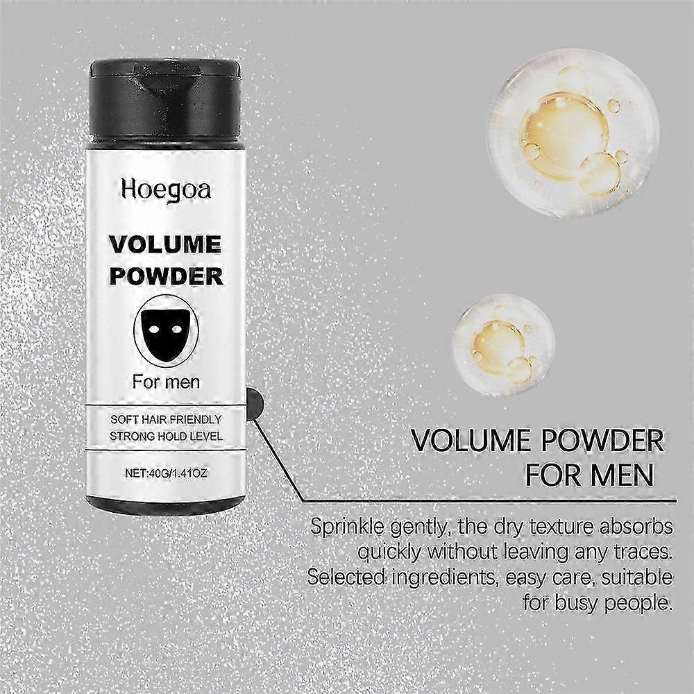 Volume Powder For Men Instantly Adds Texture And Volume Natural Ingredients Strong Hold 40g