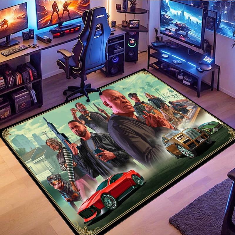 Hip-hop Violent Racing Game Rug,,living Room Rug,bedroom Rug,sofa Area Rugs,GAMER Computer Chair Floormat