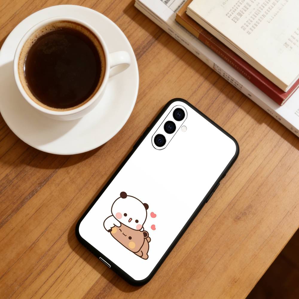 Милый мультяшный чехол для телефона Bubu Dudu, черный силиконовый, мягкий, для Samsung Galaxy A73, A72, A71, A70, A53, A52, A51 Samsung a32 5g