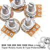 40PCS WH148 Potentiometer Kit 5K 10K 20K 50K 100K 15mm Linear Taper Rotary Potentiometer 3Pin With Rotary knobs and Nuts,Washers