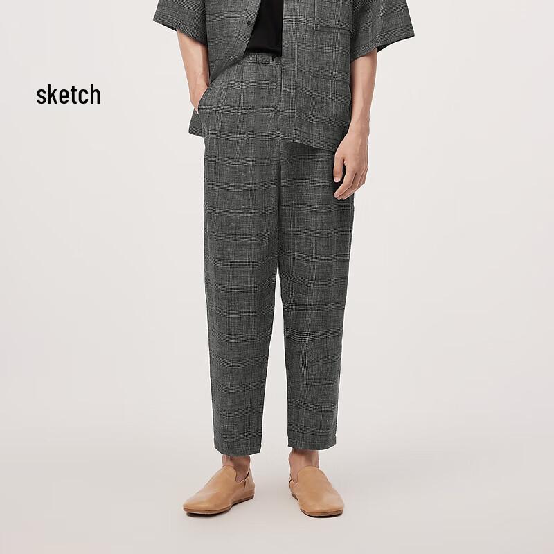 

CROQUIS Men s 2024 Spring Casual Straight-Leg Trousers M