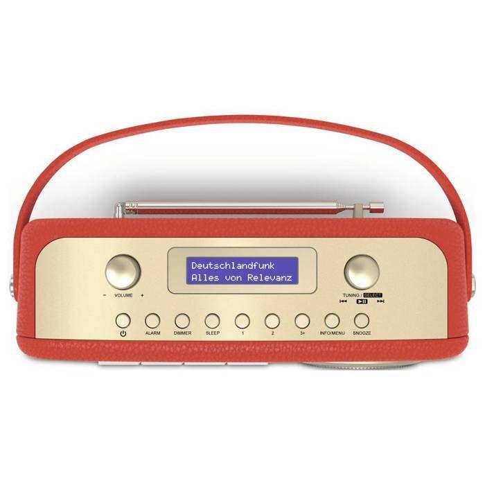 TechniSat TRANSITA 130, rot Radio de table DAB+, FM rouge