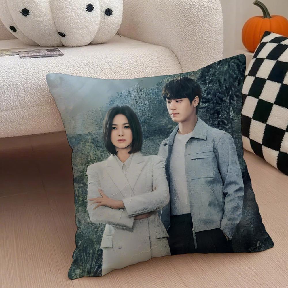 Korean Drama TThe Glory Cushion Cover Throw Pillow Cover Hidden Button Durable Polyester Chair Cushion