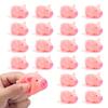 6/9/18pcs Durable Rubber Pet Chew Toys - Mini Pink Pig Squeaky Toys for Cat/Dog | Bath Time, Party Decor & Birthday Gift JXB