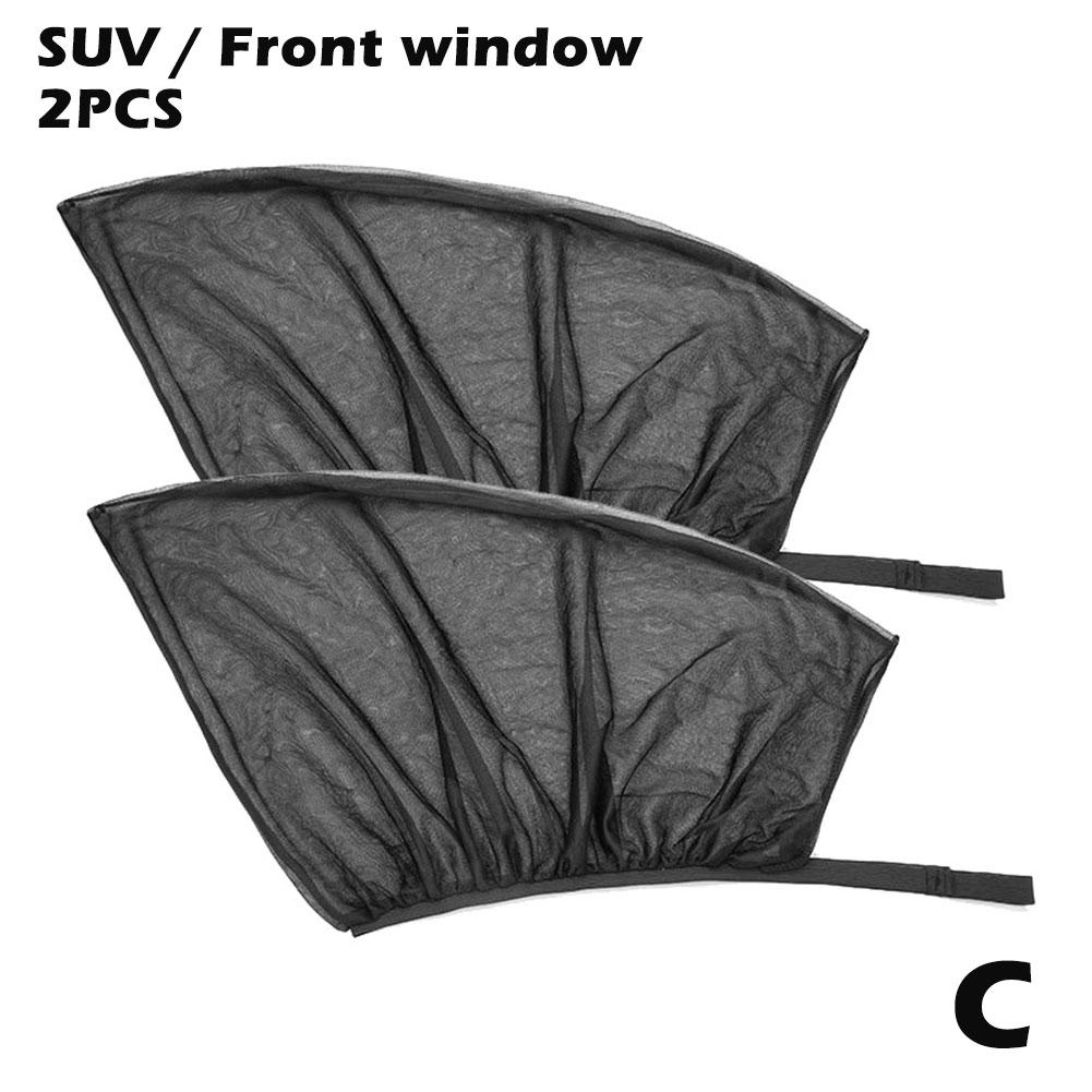 Car Sunshade Curtains Universal Side Window Shades Car Curtains Protection Repellent Mosquito Mesh Net Sunshade Auto Accessories