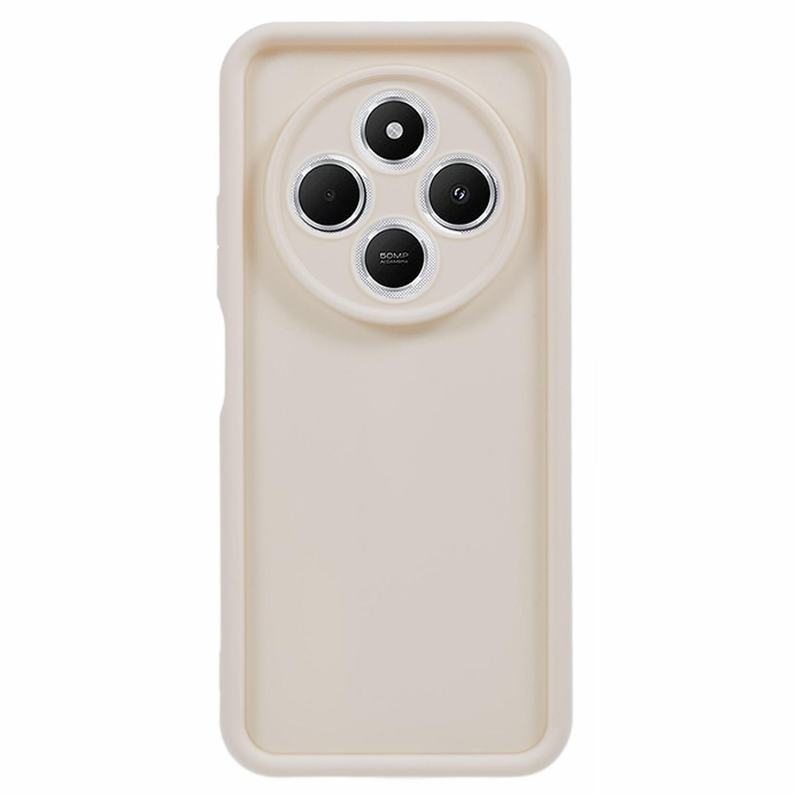 

Для Xiaomi Poco C75 4G/Redmi 14R 5G/14C 4G Чохол Рифлений Дизайн TPU Протиковзкий Чохол для Телефону Beige