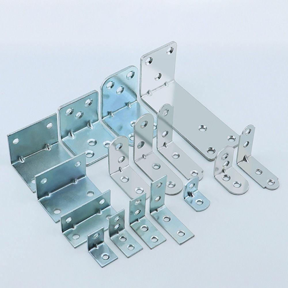 2/4/6/8/10Pcs Furniture Fastener Corner Brace Joint Shelf Support Bracket  Cabinet Screens Wall