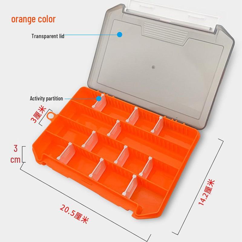 Double-Layer Fishing Lure Box - Tackle and Accessory Storage