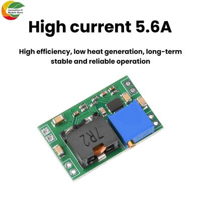 DC-DC Adjustable Step-Down Module 4.5~36V To 5V/12V/24V Compact High-Efficiency Power Supply High Current 5.6A