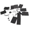 Electric Heating Pads Portable 3 Gear Temperature   Heated Sheet for Vest Clothes