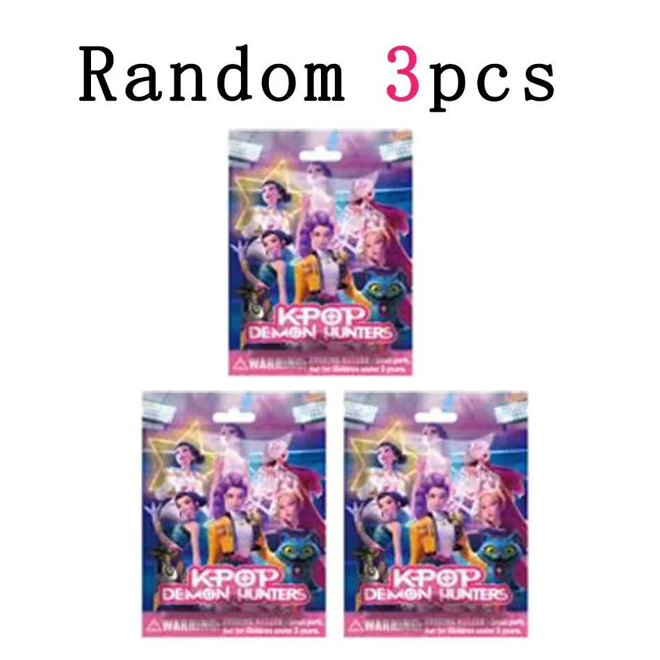 NEW Kpop Demon Hunters Action Figure Toy Derpys Tiger Rumi Mira Zoey Sussy Figurine Doll For Fans Gift