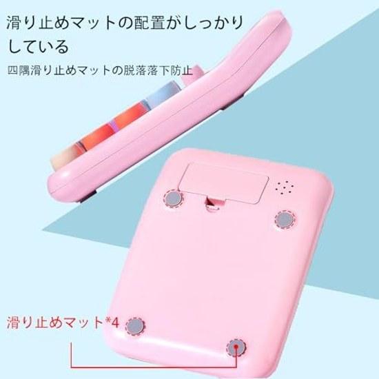 Calculator cute 12 digits computing stylish large LCD colorful round buttons typewriter portable convenient non-slip business trade tax calculation
