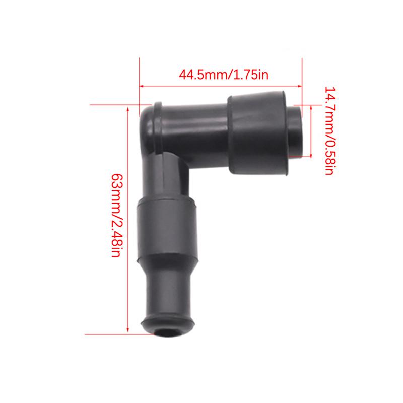 Motorcycle High Performance Spark Plug Cap Universal Rubber Lgnition Spark Plug Cap For Quad Buggy Motorbike Atv Scooter Bike