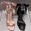 Mode Sommer High Heel Sandalen für Damen 2025 Neuer Modestil Pinker Feenstil mit Rock Einriemen High Heel Schuhe