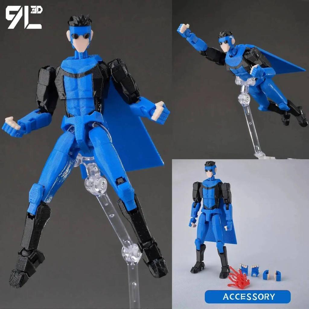 9L3D Printed Invincible Dummy13 Titan Lucky13 Invulnerable Mark Toy Collectible Figures As Gift For Kids Birthday Children's Day