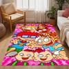 Rugrats: Playtime Chaos Themed Anti-Slip Rugs - Polyester Home Decor, Suitable for Bedrooms, Living Rooms, Doorways, Studios, and Decorations