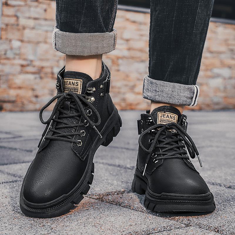 Модные Высококачественные Туфли Парикмахера Мужские Удобные Лоферы Толстая Подошва — фото 3