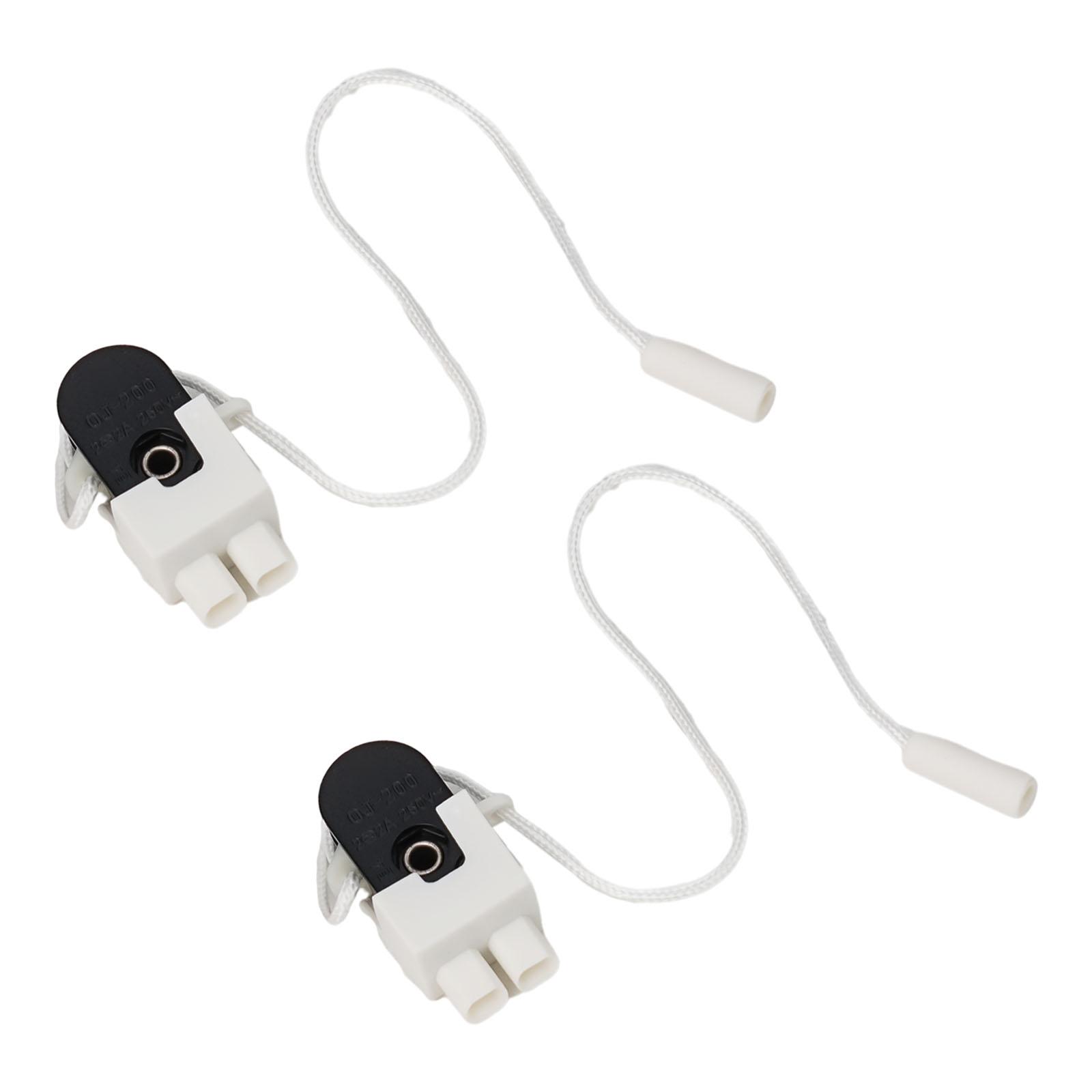 

Cord-operated Switch Pull Switch Copper And Plastic For Pull Switch Lamp Switch Repair Replacement White Black China Mainland