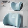FA02Car Lumbar Back Support Headrest Neck Pillow Car Seat Cushion For Mercedes Benz AMG A B C E S V Class A180 CLK CLA GLE C200 C300