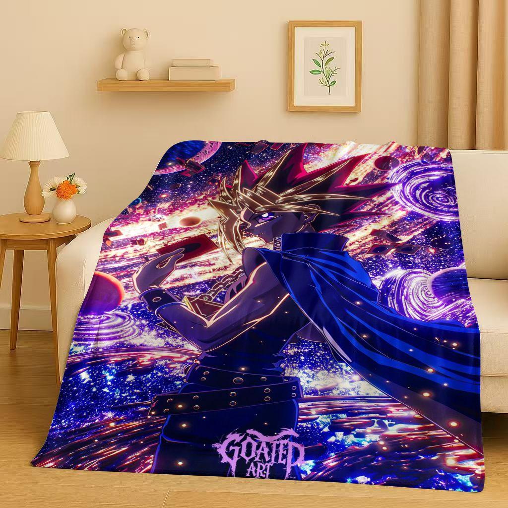 Winged Dragon of Ra Yu-Gi-Oh MONSTER CARD Cartoon Flannel Blanket,Soft Warm Plush Throw for Home Bedroom Bed Sofa Cover Office