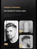 Rechargeable Electric Men's Hair Clipper: Waterproof, Special Carving Design