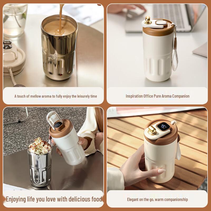 RELEA Smart Digital Display Thermos, 410ml