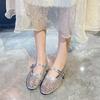 Fashion New 2024 Designer Sandals Water Diamond Rivet Shoe Women Flats Sandals Comfortable Lightweight Sandals Women Zapatos De Mujer