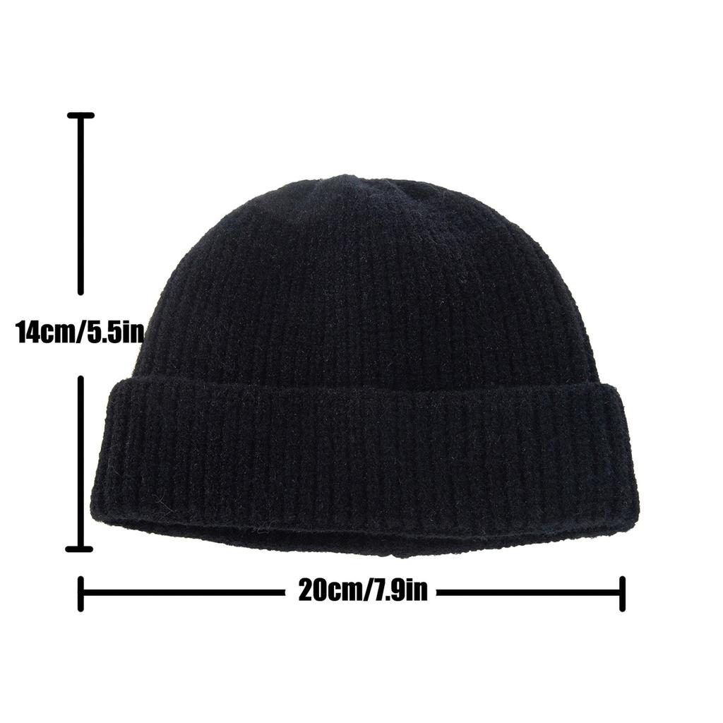 Children's Knitted Winter Beanie Hat Soft Warm Stretchy Ribbed Knit Cap for Toddlers and Kids Suitable for Cold Weather Outdoor Activities