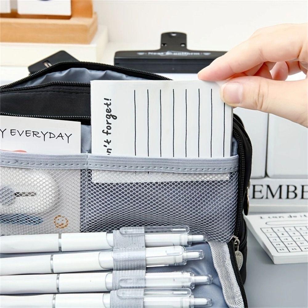 Large Capacity Macaron Pencil Case Pencil Bag Multifunction Pencil Case  Student