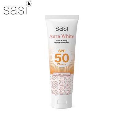 Aura White Yüz ve Vücut Serumu Güneş Kremi SPF50 PA++++, UVA UVB Koruması, 100 ml. - Tay Cilt Bakımı