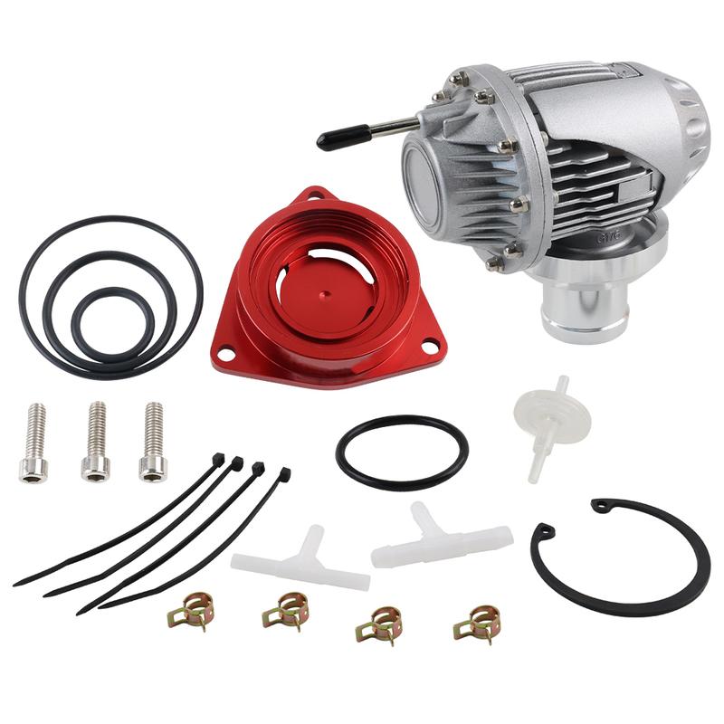 Valvola di Scarico Blow Off per Auto da Corsa SSQV BOV con Adattatore Rosso per Honda Civic 1.5L Turbo 10ª Generazione 2016+