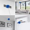 Extendable 250 CM Telescopic Microfibre Duster Washable Multifunctional Brush Gap Mop for Spider Web Removal And Dust Cleaning