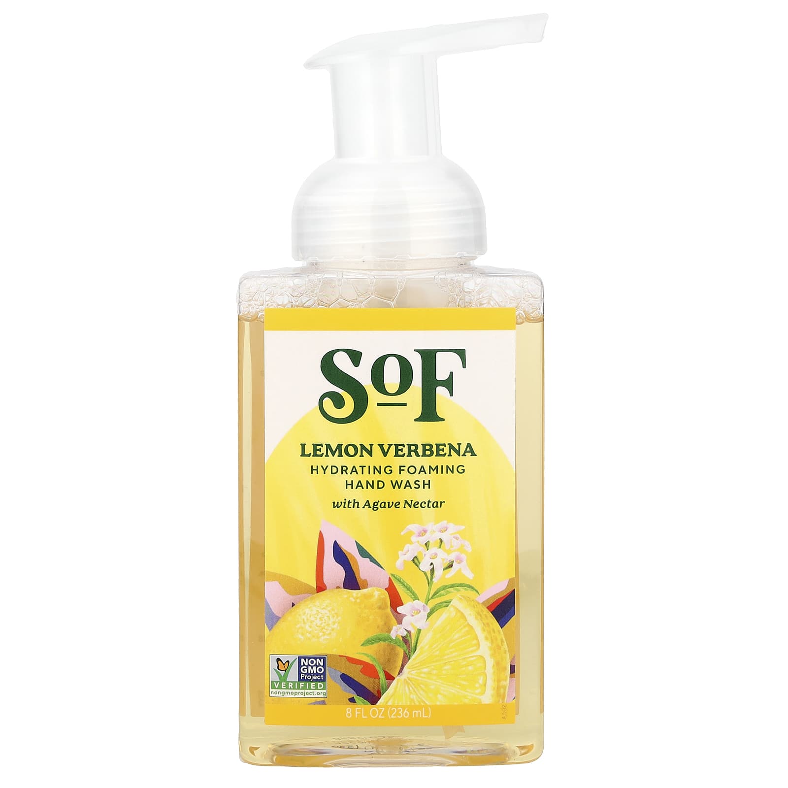 

Hydrating Foaming Hand Wash with Agave Nectar, Lemon Verbena, 236 Ml (8 Fl Oz)