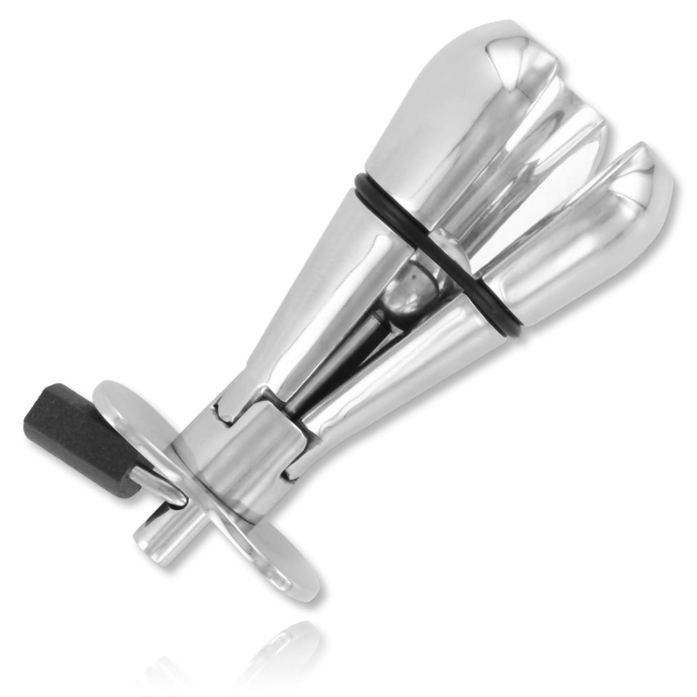 Plug Ass Lock Steel 9 x 4.7cm - Black Label - Cages de Chasteté