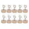 10Pcs Table Card Holder Retro Heart Shape Cute Design Business Card Photo Holder for Office Home Des