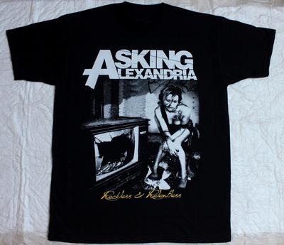 ASKING ALEXANDRIA RECKLESS AND RELENTLESS Tshirt Black Men Unisex T-Shirt